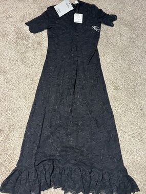 self portrait off shoulder fine lace maxi dress Fairytales Off-Shoulder Jacquard Maxi Dress Pink